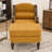 Oversized Chaise Lounge Chair Wide Seat Chenille Single Sofa Bed with Storage Pockets, 800lb Capacity Solid Wood Frame Sleeper Armchair for Living Room & Bedroom-1563542105