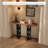 51.18" Brown&Black Modern Minimalist Ash Console Table
