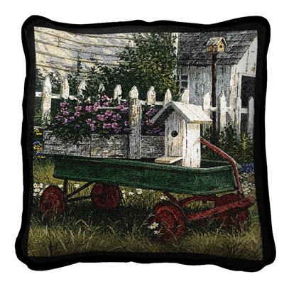 Coussin en coton Antique