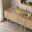 Buffet moderne en bois avec 4 tiroirs