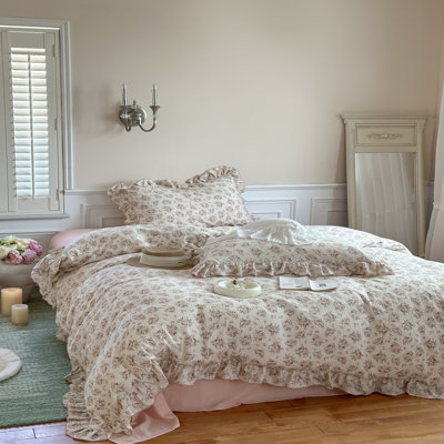 Ensemble de housse de couette minimaliste en mousseline de coton pour enfants (sans taies d'oreiller)