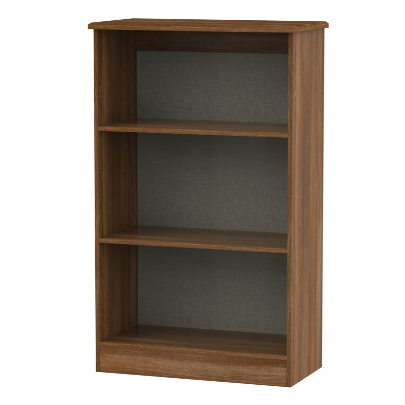 Fully Assembled Murier Bookcase, Noche Walnut
