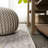 Myndi High-Low Pile Moroccan Diamond Modern Beige Indoor/Outdoor Rug-1646871820
