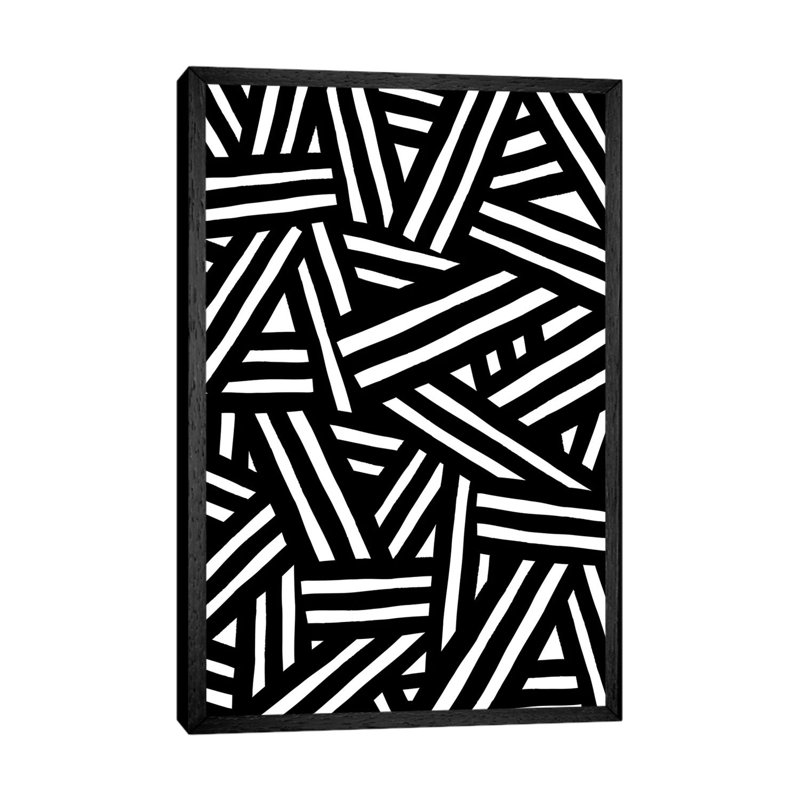 Monochrome I - Print on Canvas, Black Framed, 101.6 cm H x 66.04 cm W
