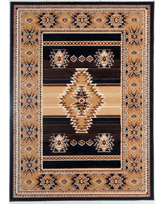 Tapis noir/brun zone O"Hare