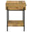 Accent Table with Bottom Shelf