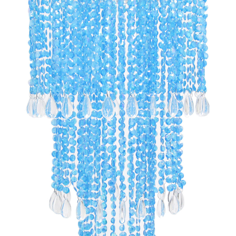 Lustre à niveaux unique Holladay, Turquoise, H 20 po x l 11 po x p 11 po