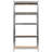 Shelf Storage Bookshelf Shelving Unit 5-Layer Steel and Engineered Wood