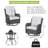 Tsuguko 2 - Person Patio Conversation Set with Cushions