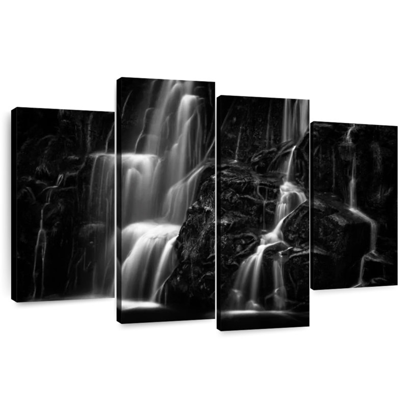 Alvord Dark Waterfalls, 54" H x 84" W