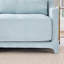 Élégant canapé rembourré en chenille avec capitonnage sur mesure Confort supérieur et conception modulaire pour des espaces de vie polyvalents-116780841