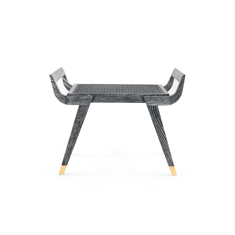 Delon Accent Stool, Carbon Black