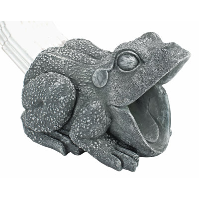 Frog Gutter Guardian Downspout Statue