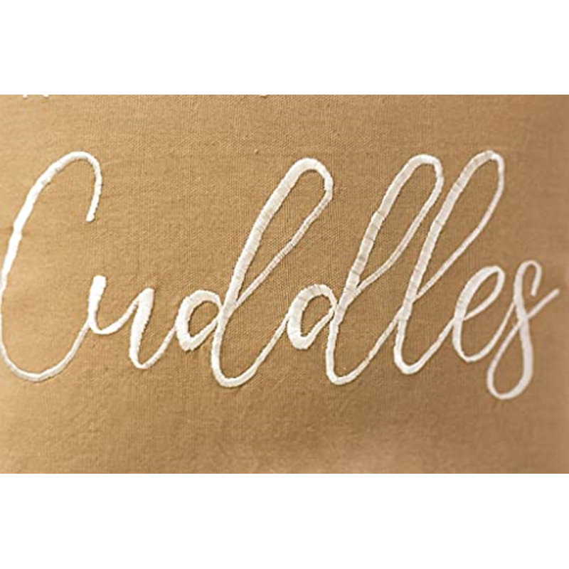 Housse de coussin rectangulaire 100% coton, Beige