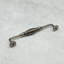 Antique Pewter Twist D-Bar Handle & Coordinating Pull Knob