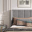 Daycia Upholstered Single (3') Velvet Bed Frame