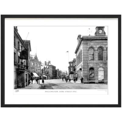 Wellington, Fore Street 1912 - Single Picture Frame Print