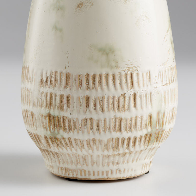 Yukon Terracotta Table Vase, 13" H x 7" W x 7" D