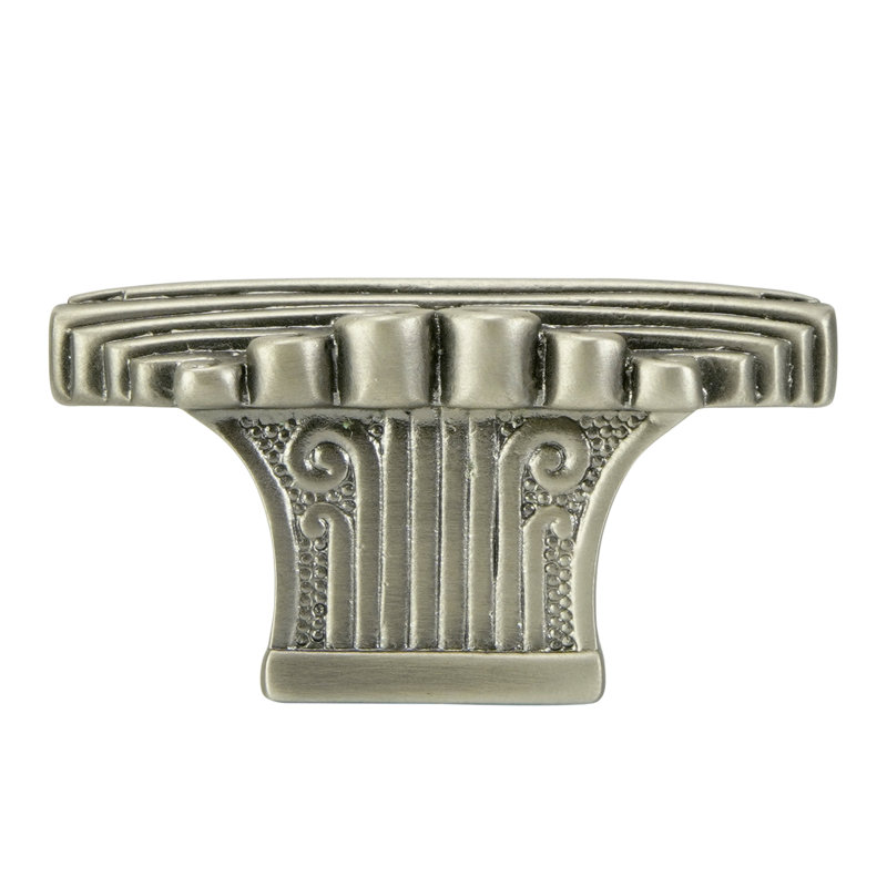 MARSEILLE OVAL KNOB; ANTIQUE NICKEL