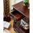 55.12" Dark brown Rectangular Solid Wood Console Table