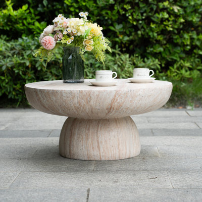 Table ronde 27,55 "avec base piédestal