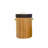 Set of 3 Laundry Hampers Bamboo Round Wicker Clothes Bin Baskets Storage Bin Organizers Folding Bask