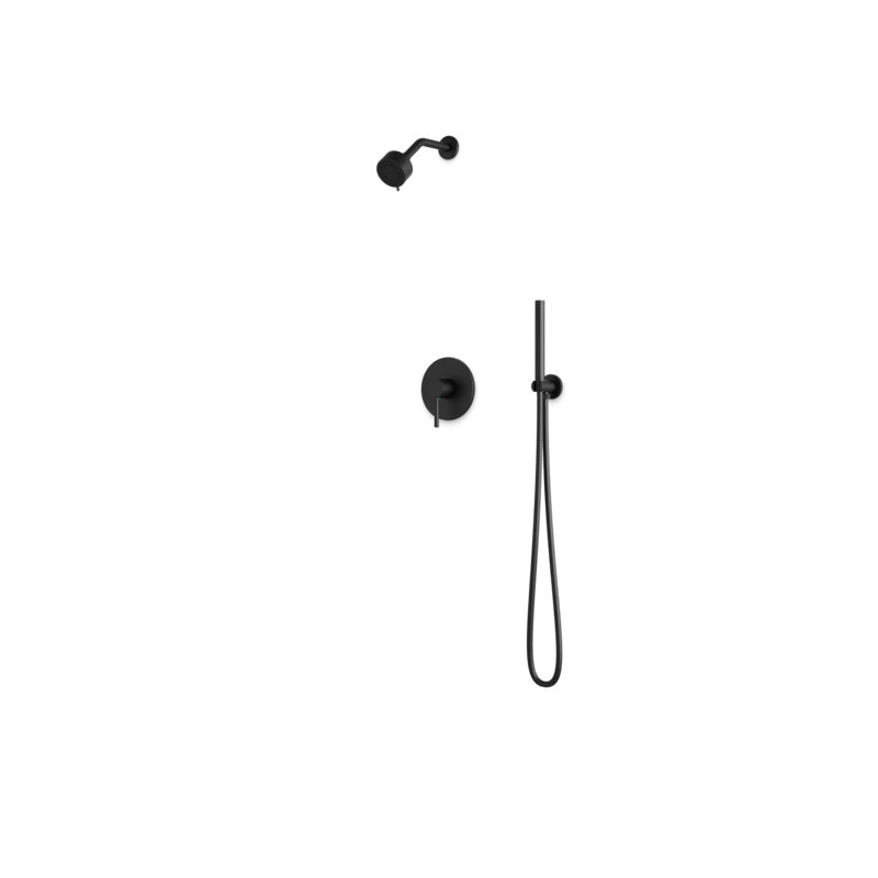 Complete Shower System, Matte Black