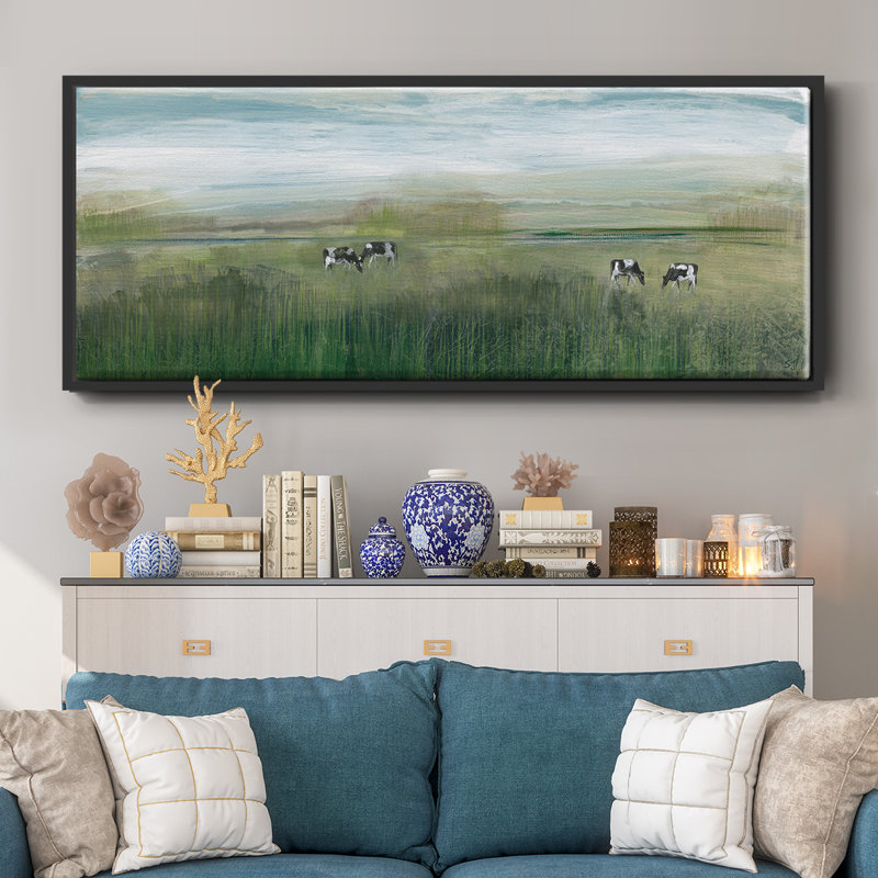 Grazing In Shandelee- Framed Canvas