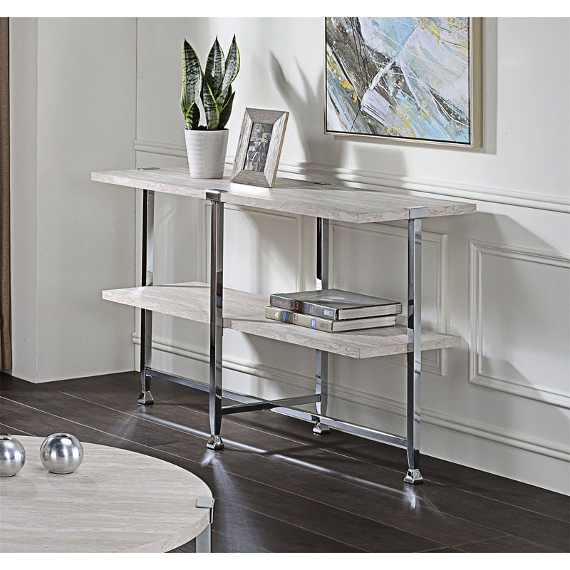 Sofa Table With Crossbar Support