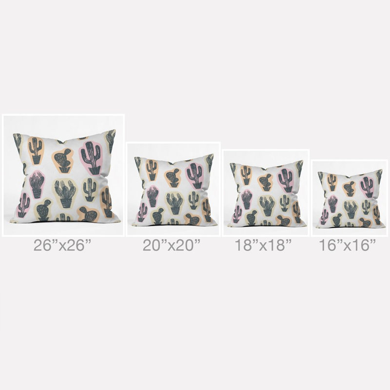 Lets Get Together Indoor/Outdoor Throw Pillow, 16" x 16"