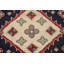 Tapis oriental fait à la main rouge Kazak 9 x 13