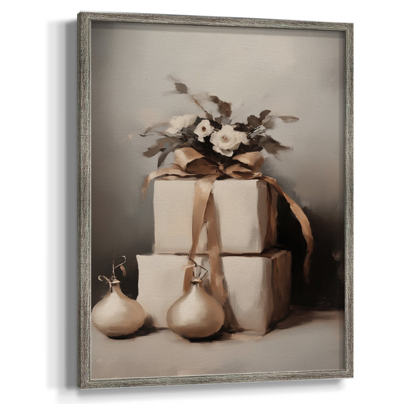 Art des Fêtes de Noël - série 2 - CECX, reproduction encadrée - bois massif, H 30 po x l 24 po