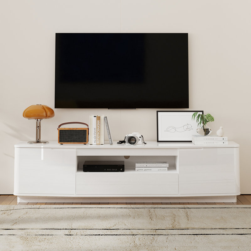 White Modern Entertainment Center For TV