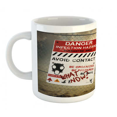 Grande tasse à café zombie