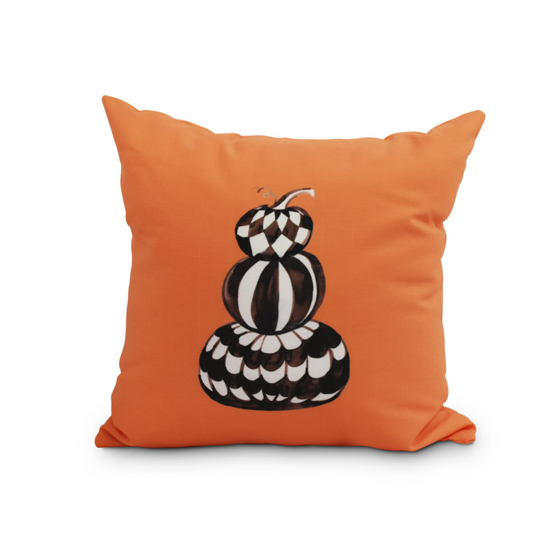 Housse et insert de coussin carré Witches Brew, 18 po x 18 po, Orange