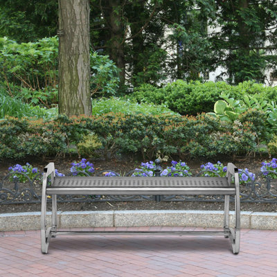 Skyline Stainless Steel Outdoor Bench