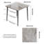 Fung Marble Top Metal Base Dining Table-1382712608