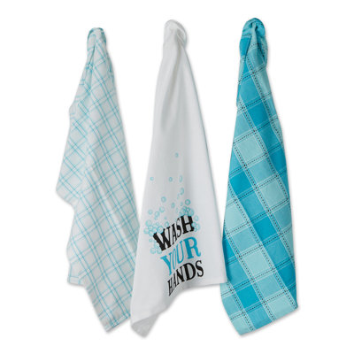 Ensemble de 3 serviettes à thé Spread Joy Not Germs
