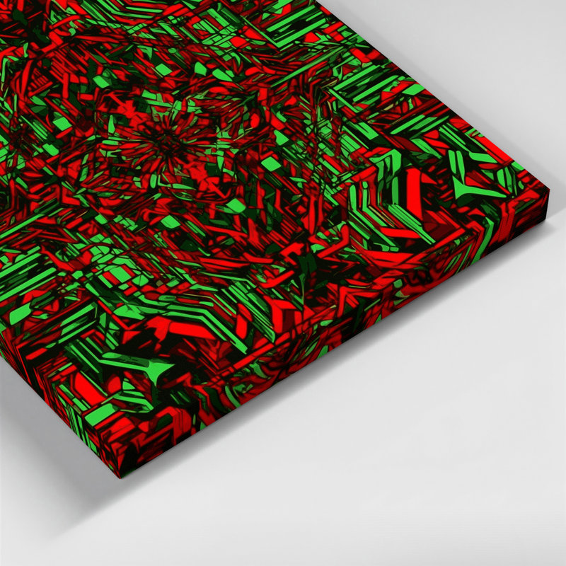 Art mural sur toile brun op art 12, H 8 po x l 8 po