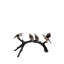 Bronze Hummingbird on Branch Sculpture