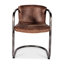 Chaise en cuir véritable Higbee