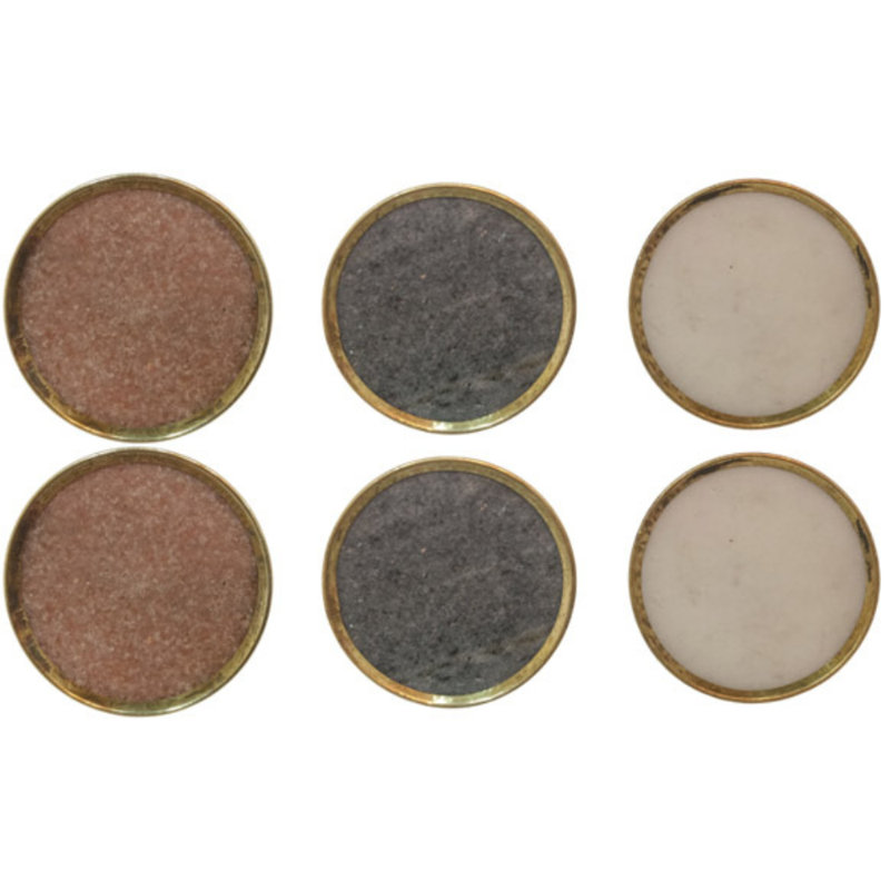 Ensemble de 6 boutons cylindriques surdimensionnés de 1 1/2 po de diamètre