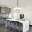 Vyrl 6 - Light Dimmable Modern Farmhouse Fabric Drum Chandelier For Living Room Kitchen Entryway Hallway Foyer