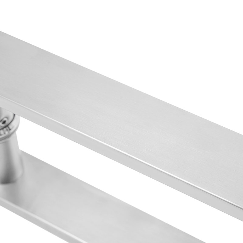 Double Sided Stainless Steel Door Handle, Pair Of Pull Push Sliding Barn Door Handles, Commercial H Shape Door Pull Handle(11.61*1.6*5.95In)