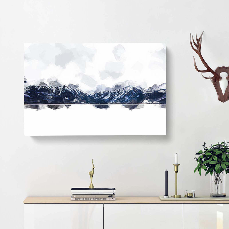 The Rocky Mountains in Colorado in Abstract - Wrapped Canvas, 35cm H x 50cm W x 3cm D