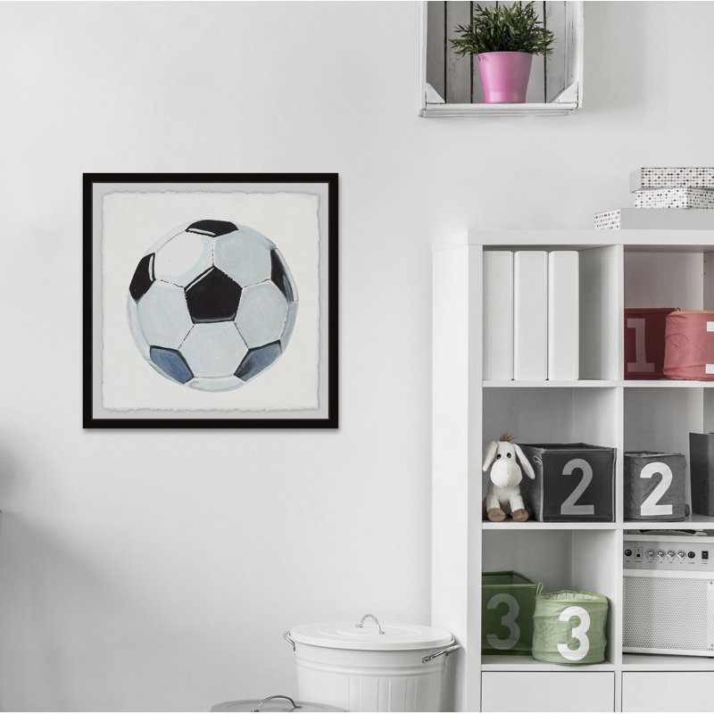 « football ball », art encadré Comanche, H 12 po x l 12 po x P 1,5 po
