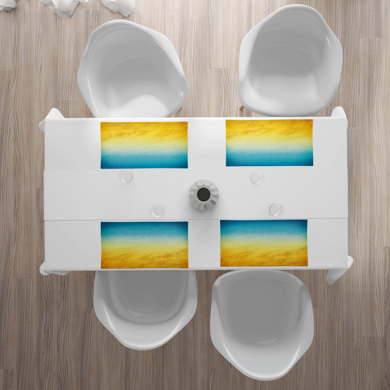 Polyester Abstract Rectangle Placemat