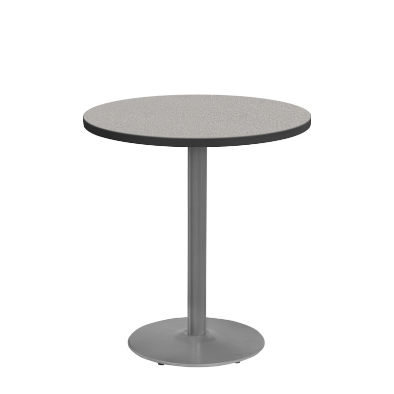 Table de cafétéria à tabouret circulaire avec structure métallique Marco Group Inc., H 43,13 po x L 30 po x l 30 po