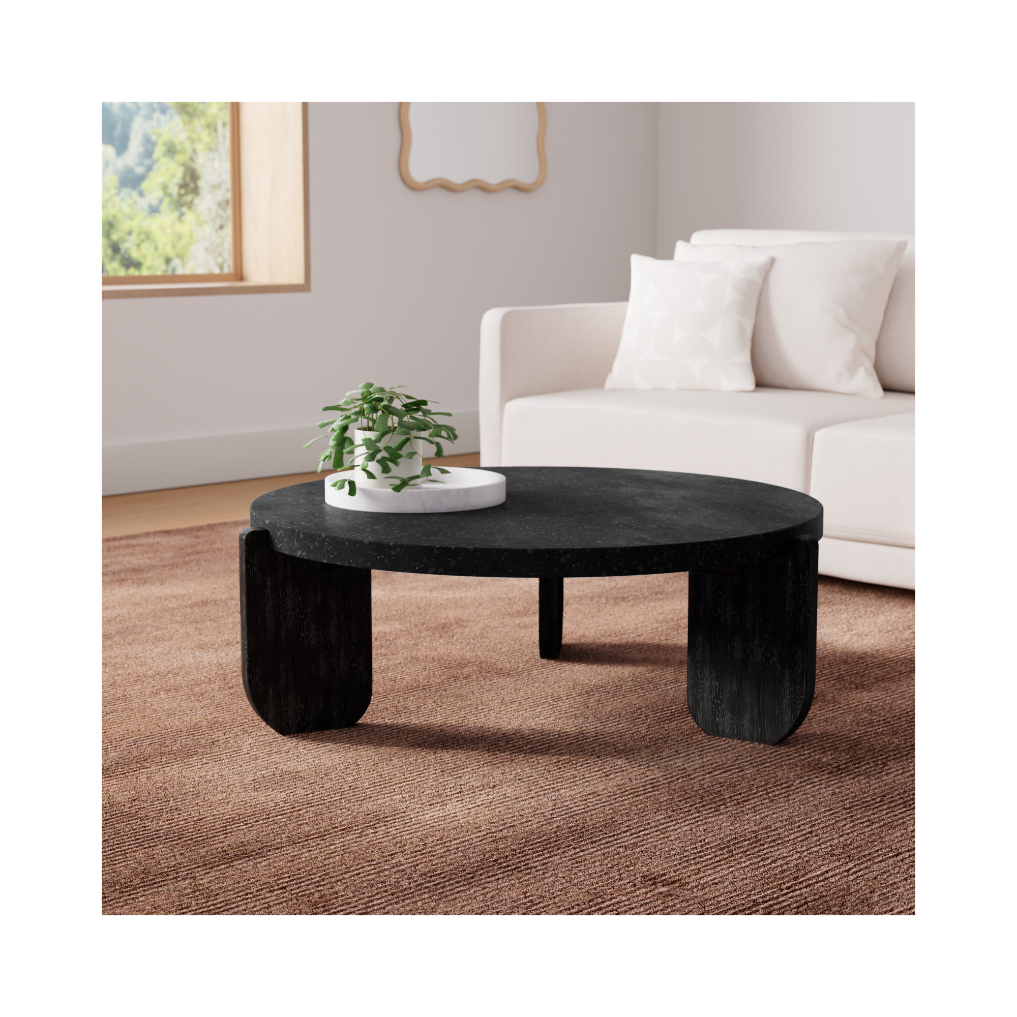 Broc Coffee Table, Black