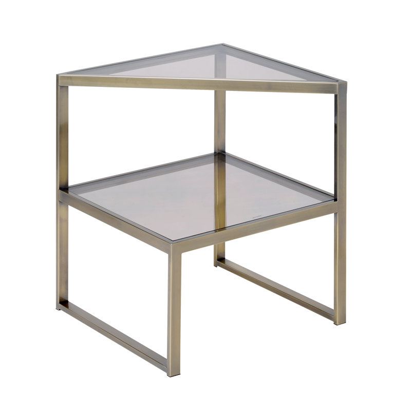Lumpkin Glass Top End Table